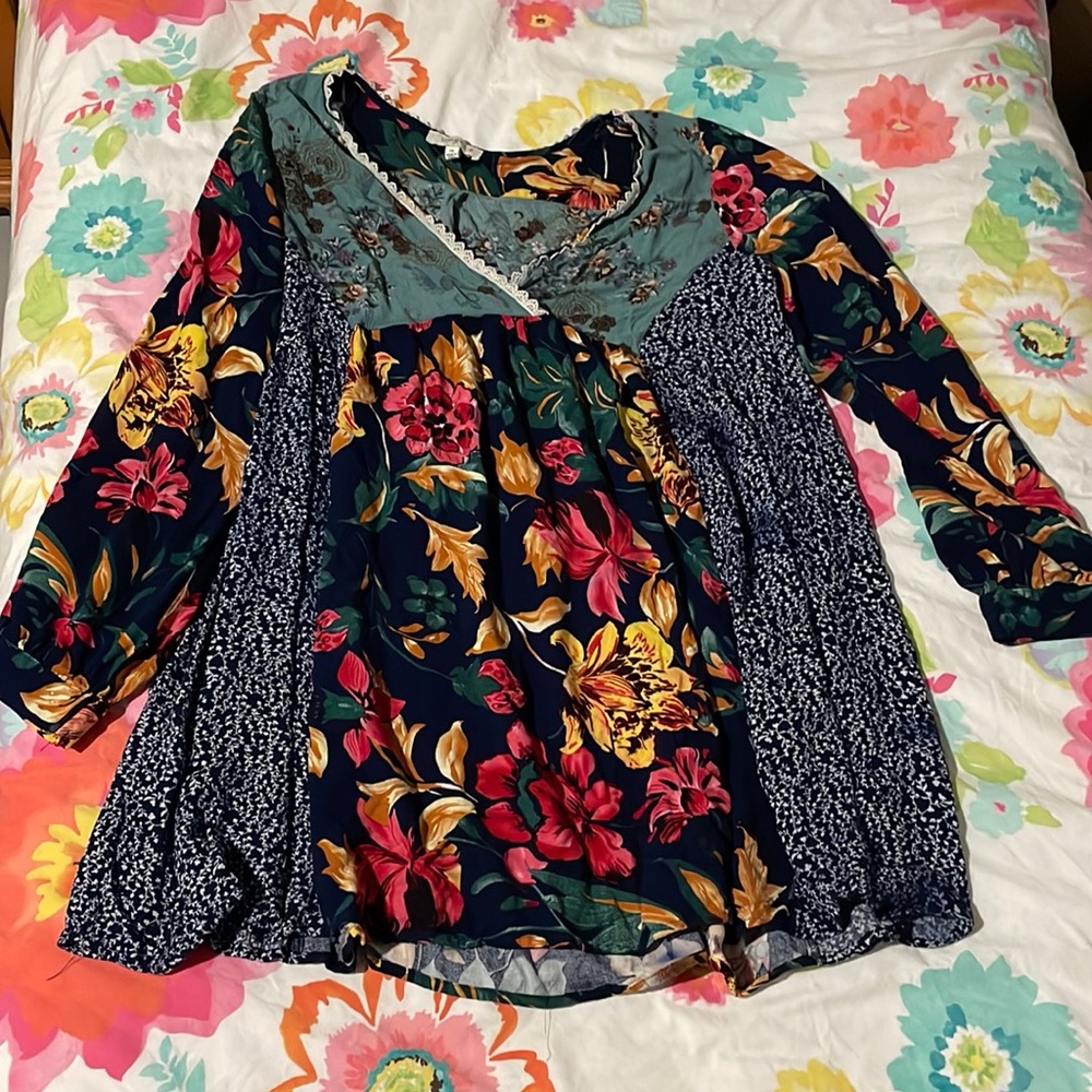 Floral tunic